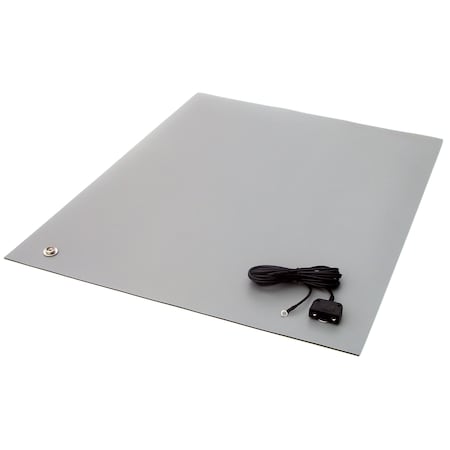 30 X 72 X .080, Gray, Rubber Table Mat, Including Hardware